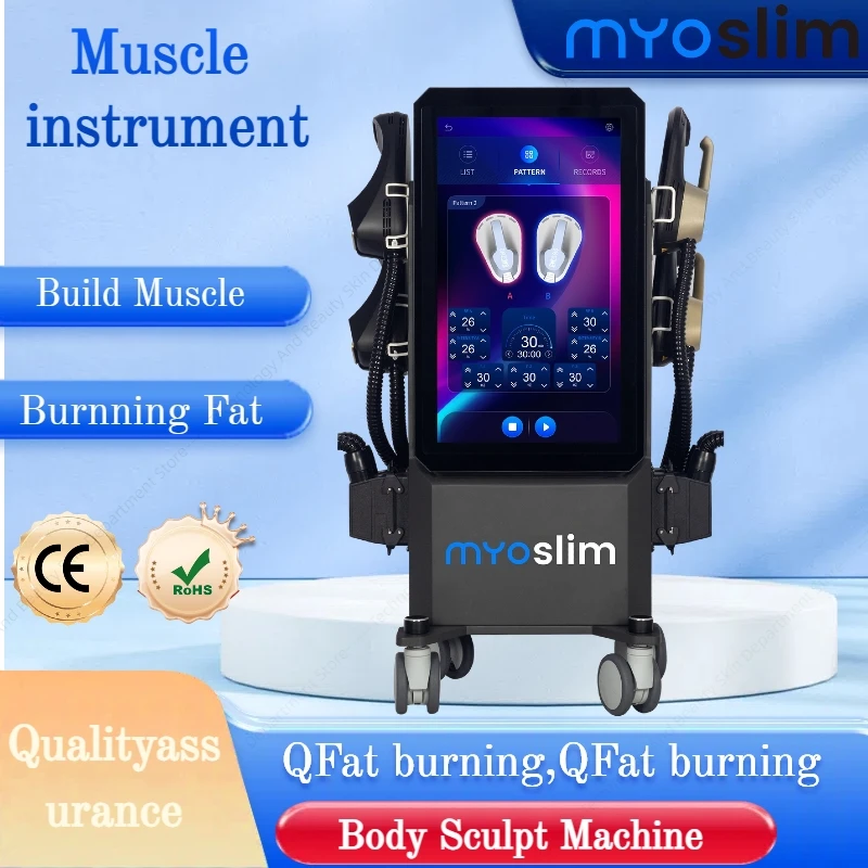 MYOslim RF 6500W 200HZ Portable Electromagnetic Fat Removal MYOslim  Muscle Stimulation Body Weight Lose Machine