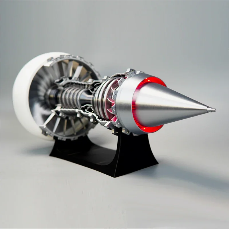 Motor Turbofan de aviación TR900, 25cm, avión ensamblado, modelo de motor de potencia, experimento científico, modelo de Boutique, juguete pequeño para regalo