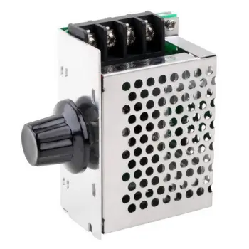 4000W tyristorový elektronický regulátor napětí s pouzdrem AC 220V elektronický regulátor napětí Vysoce výkonný regulátor otáček 10 nejlepší prodej Regulátor otáček motoru 220V - №1