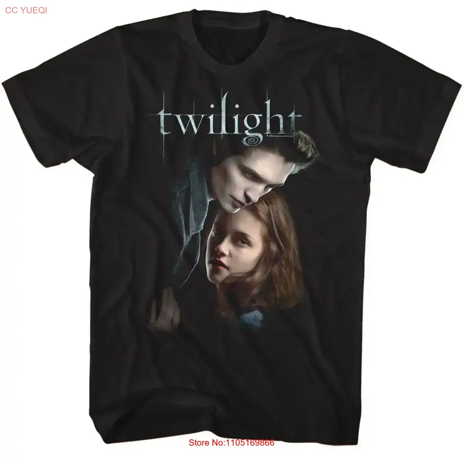 twilight ed and bella T Shirt vintage Washed Soft Unisex homme Casual Versatile graphic streetwear Breathable designer clothes