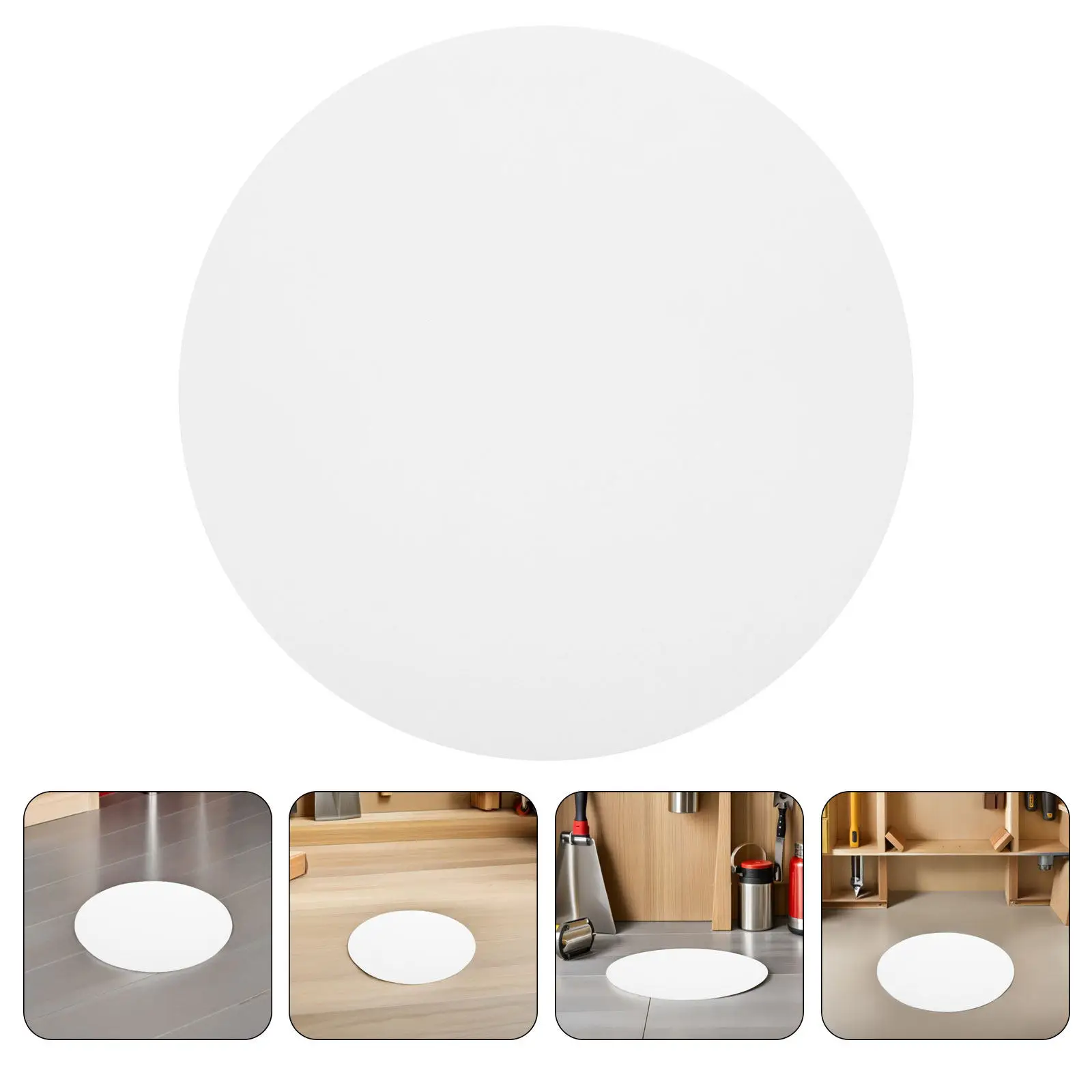 Round Acrylic Lamp Shade Diffuser 2 Pack 395mm Soft Light Disc for Flush Mount Ceiling Light Fixture