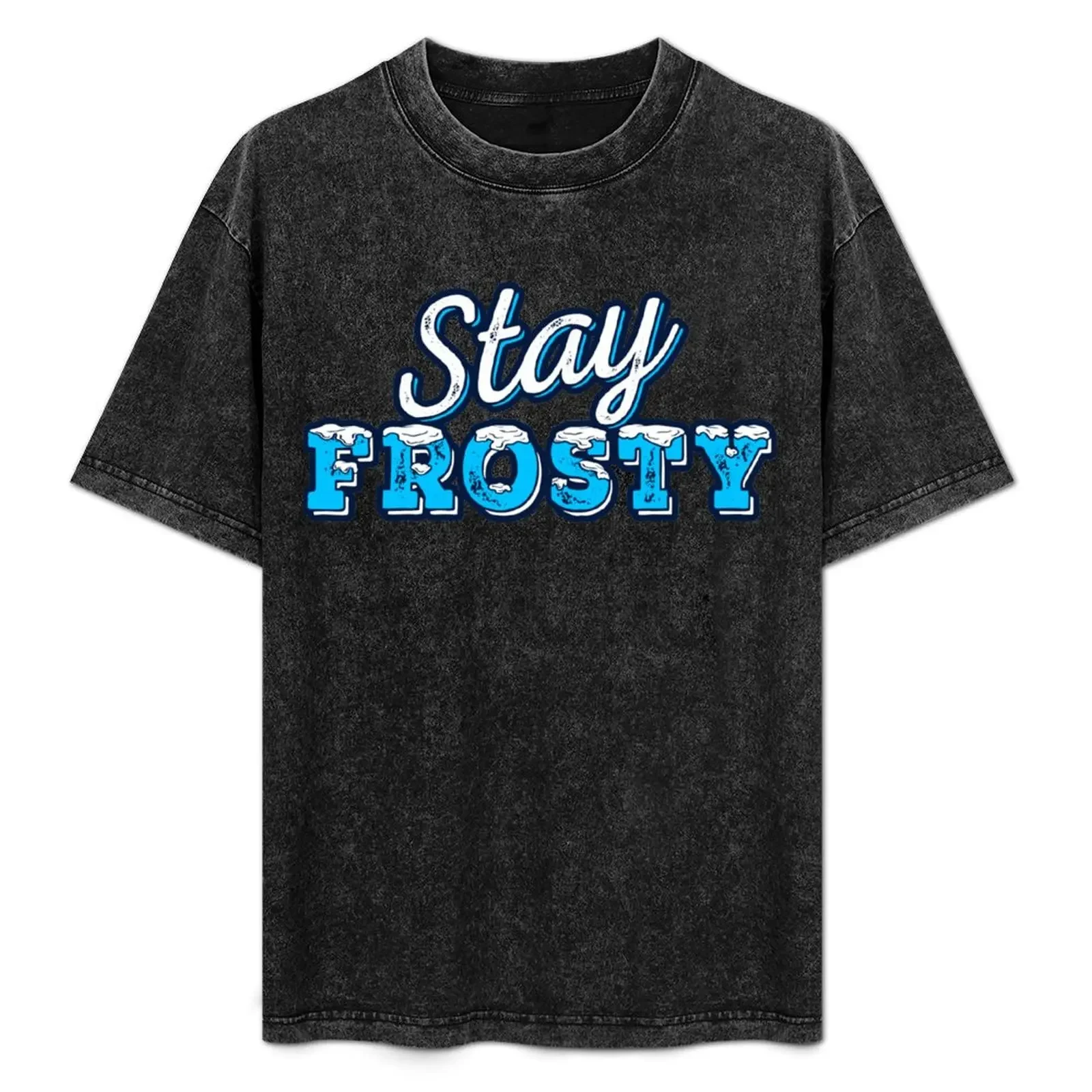 

Stay Frosty T-Shirt graphic tee shirt football t shirt vintage Aesthetic clothing mens t shirt graphic