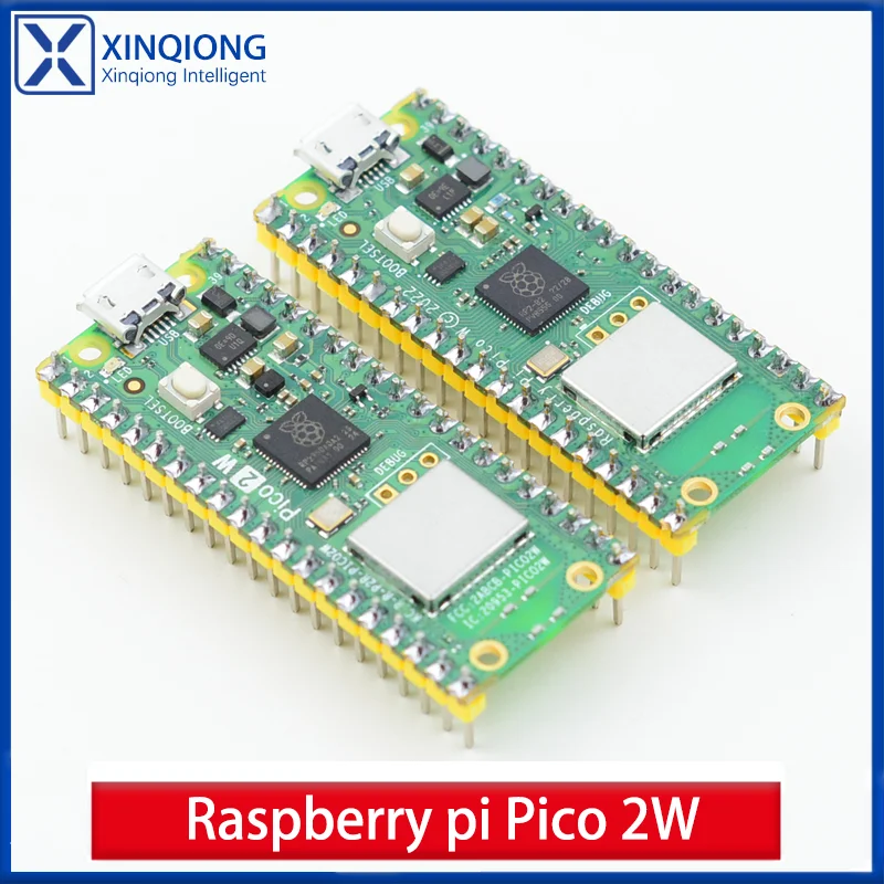 Raspberry Pi Pico 2 W RP2350 Pico2W ARM Cortex-M33 وRISC-V Hazard3 Wi-Fi4 Bluetooth5.2 CYW43439