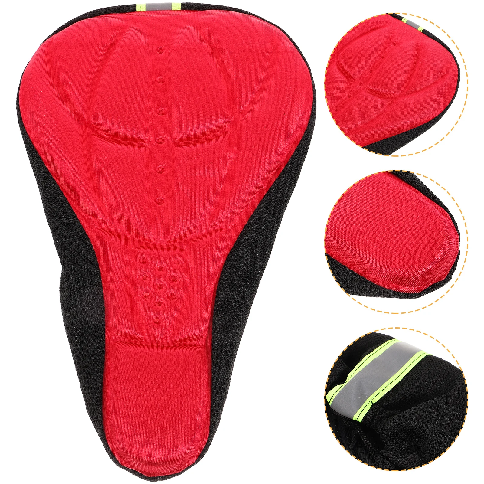 

Thick Silicone Bike Saddle Cover Universal Size Mountain Bike Seat Cushion Ergonomic Breathable Quick Installation Comfortable