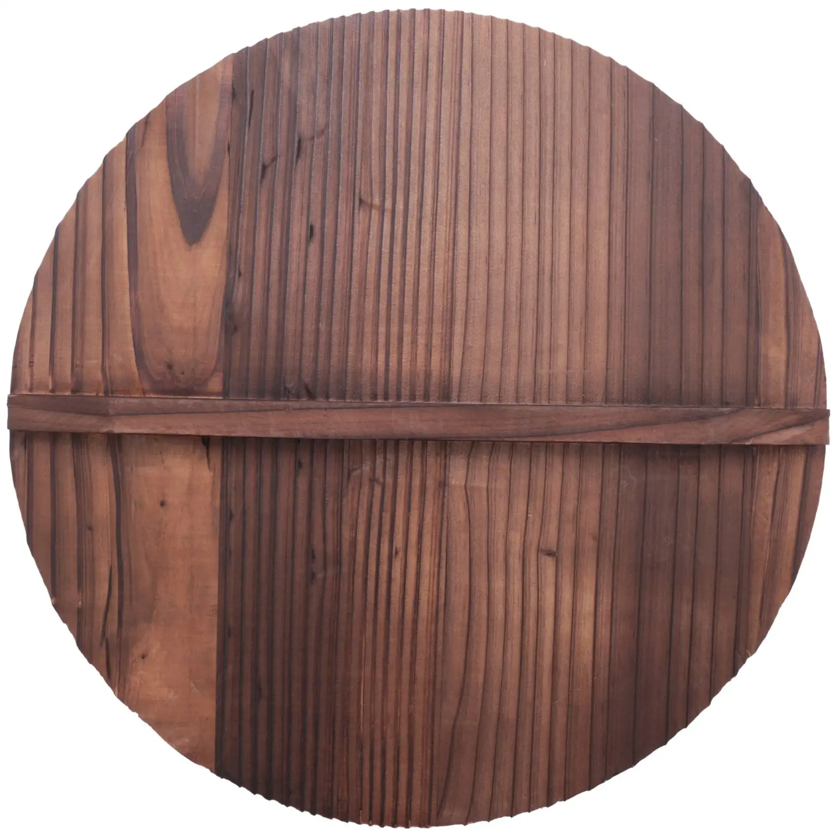 A452Z~Kitchen Multi-Functional Wooden Pot Cover Handle Pan Lid Eco-Friendly Anti-Scalding Wood Baking Pot Lids Cover 36cm