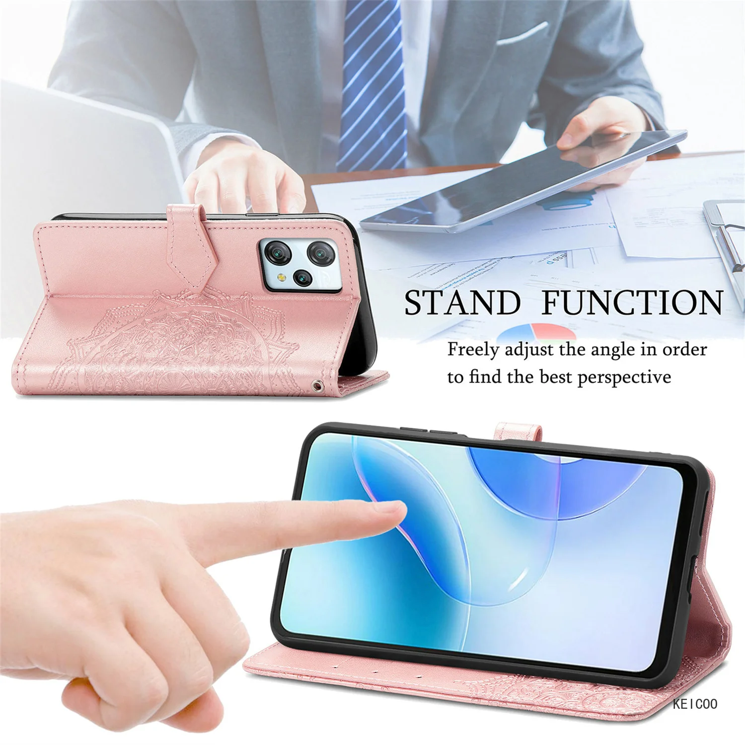 Fundas Leather Sheath for Blackview A85 A52 A95 A55 A53 Pro A 53 85 52 95 55 A53Pro Anti-fall Phone Case card slot Wallet Clip image 5