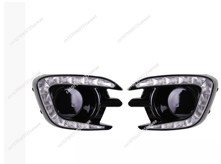 

For Mitsubishi Pajero Sport Montero Sport 2013 2014 2015 Daytime Running Lights Fog Lamp Cover 12V Abs Led Drl
