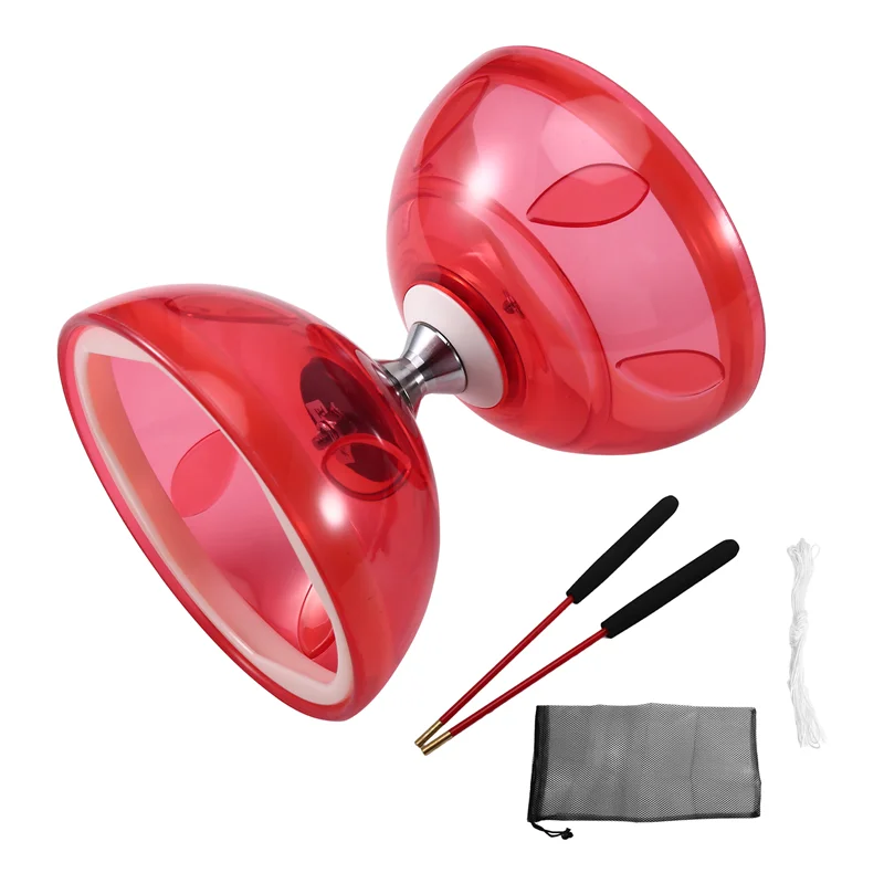 

XX-трехступенчатая двойная головка для Diabolo, фитнеса, игр на открытом воздухе, йо-йо для Diabolo, для пожилых детей S