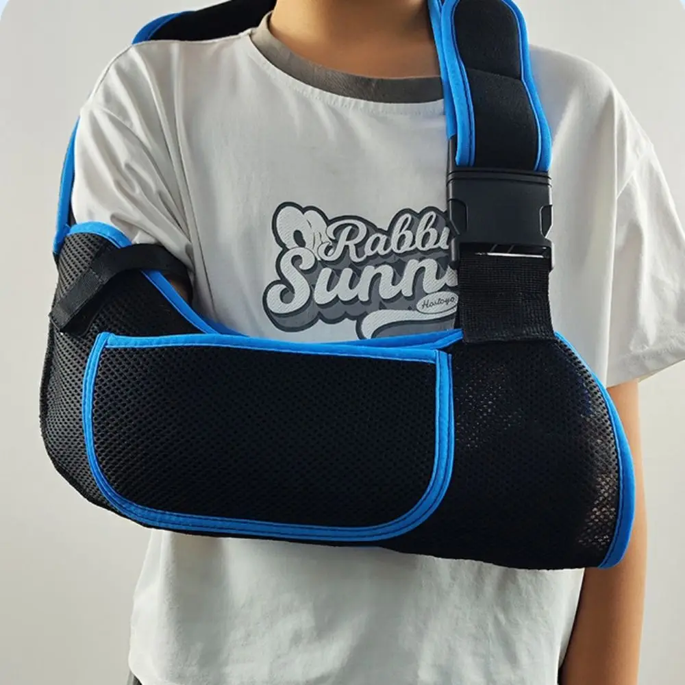 Breathable Arm Sling Adjustable Strap Portable Forearm Brace Thicken Shoulder Pads Comfortable Elbow Support Strap Rotator Cuff
