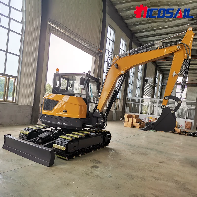 Offre spéciale pelle sur chenilles de 6,5 tonnes pour Kubota efficace pour le minage de la Construction Earthmoving 1 an de garantie petite pelle