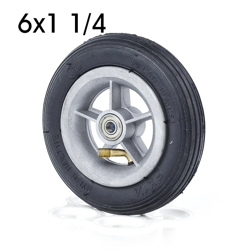 6x11/4 tire 6 inch solid / Inflation Wheel For Small Eurf Electric Scooter 150mm tyre inner tube fits Motorcycle A-Folding Bike