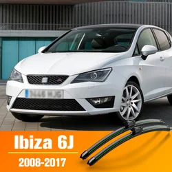 Wiper Front Wiper Blades For SEAT Ibiza 6J 2008-2017 2009 2010 2011 2012 2013 2014 Windshield Windscreen Front Window 24