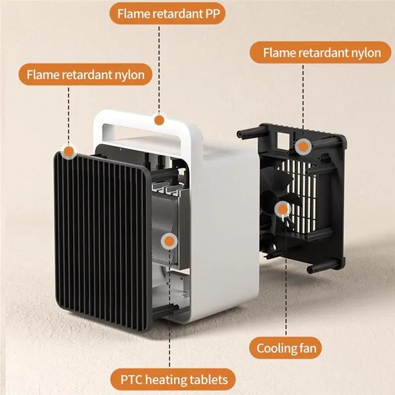 AEE2- سخان مروحة صغيرة سخان سطح المكتب سخان مروحة المنزلية #3