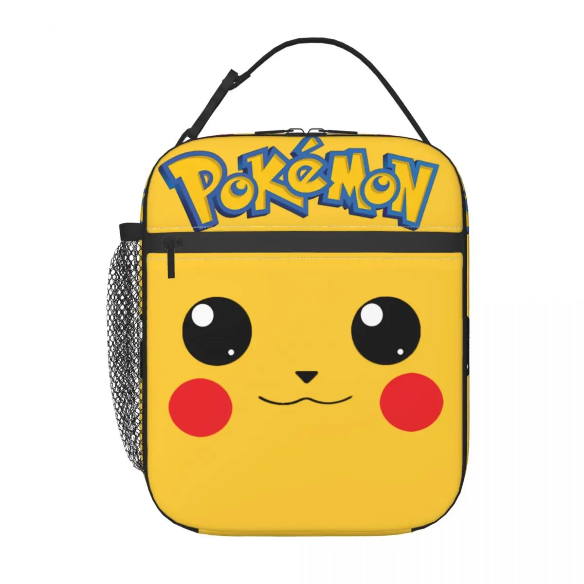 Pokedom Travel Storage Bags Pocket Monster Pikachu For Students School&Office Thickened Handheld For School Lunch Box Bag