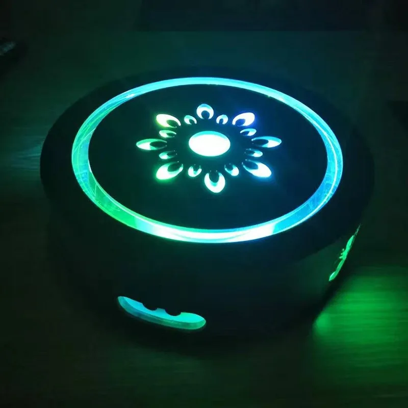 Lantern Plate Arabic Hookah Base Bar Hotel MTV Hookah Colorful Light Plate Hookah Accessories