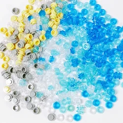 100pcs Transparent six Color Pixel Bricks Compatible MOC Building Block sandy beach Parts  Accessories DIY Children Birthday