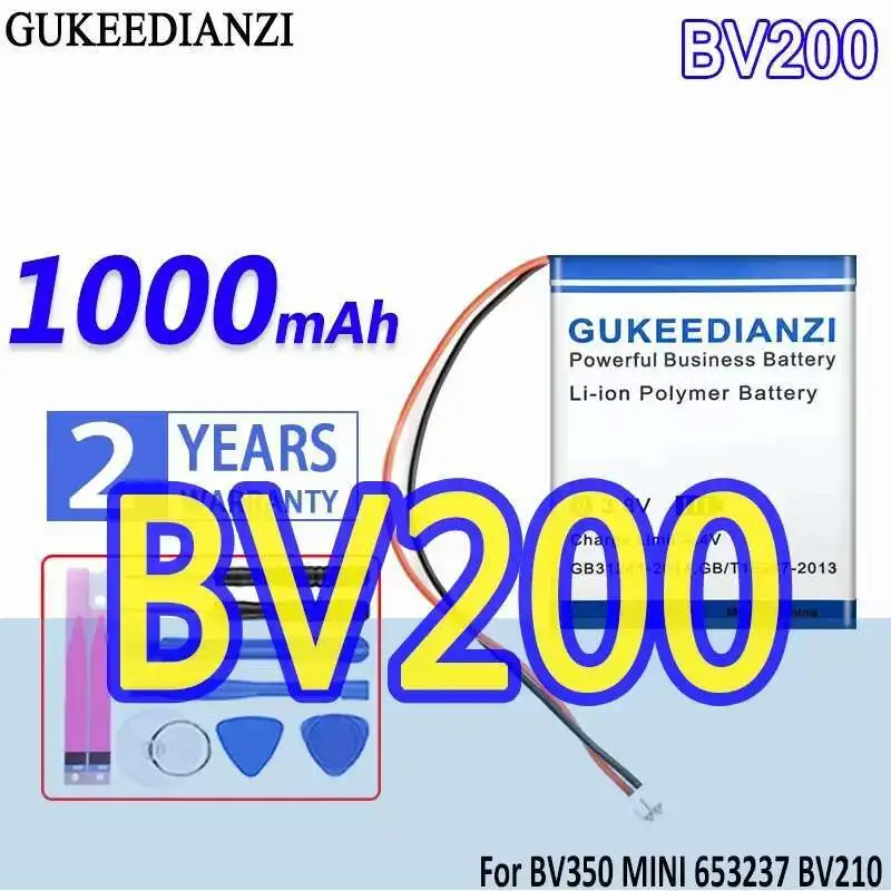 

1000Mah For BV350 Mini 653237 BV210 BV200 High Compatibility Unknown Product Battery