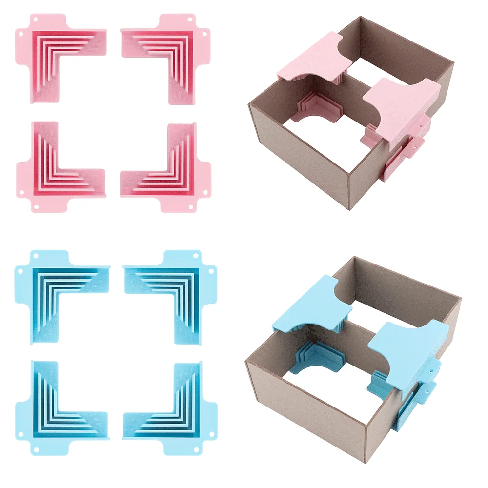 Prowadnice narożne do pudełek wiórowych przegródka zaciski montażowe do tworzenia pudełek upominkowych DIY Scrapbooking okładka książki dioramy dekoracje