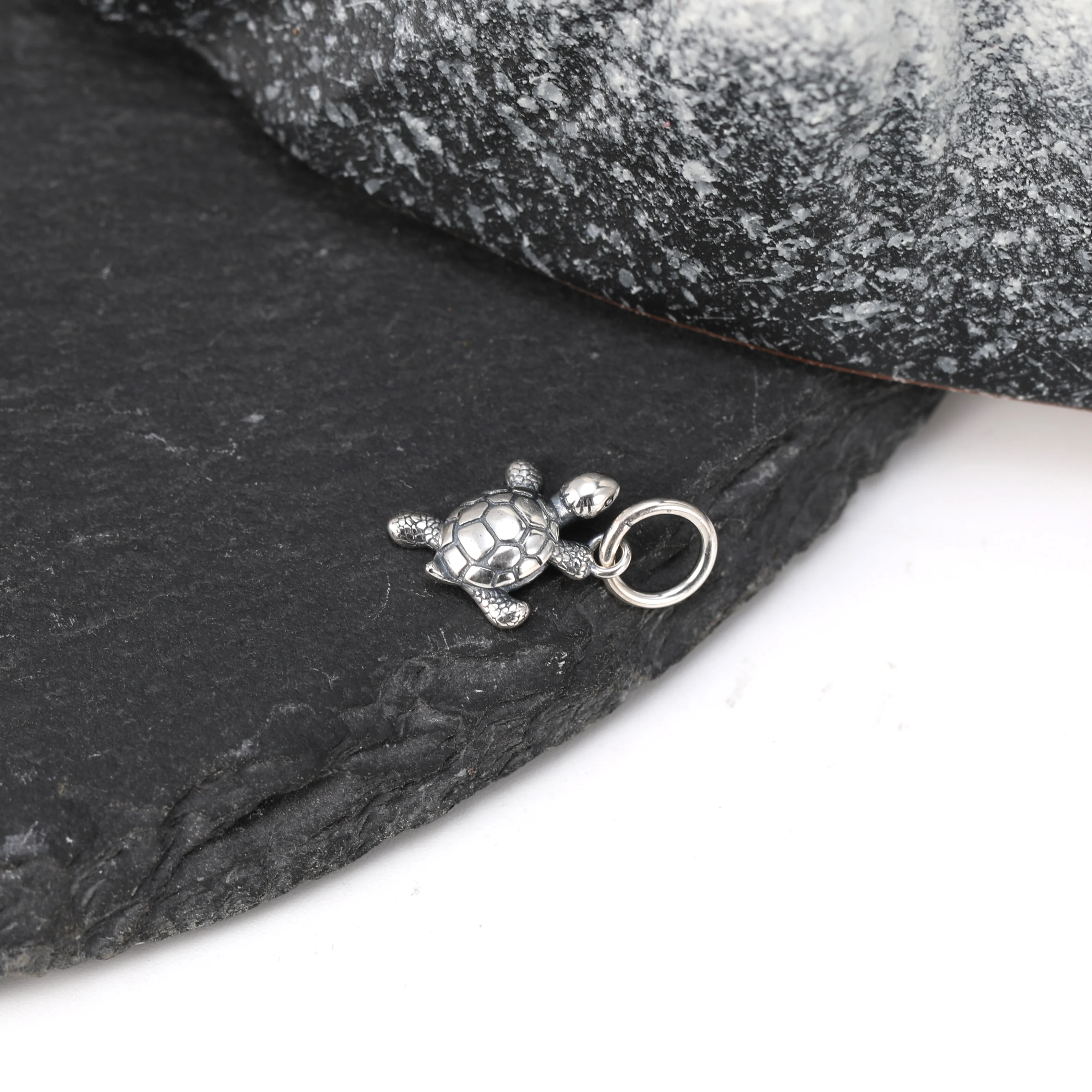 

DJ458 genuine 925 sterling silver exquisite keychain accessory silver jewelry turtle pendant