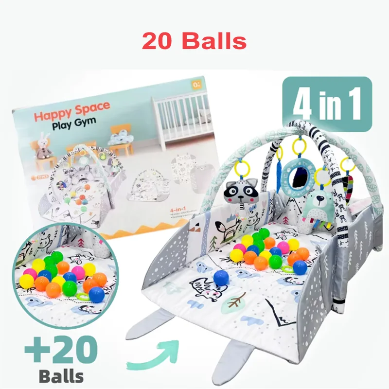 4in1 الطفل تلعب حصيرة سميكة الوليد الاطفال النشاط رياضة الزحف بطانية الرضع لوحة ألعاب اللياقة البدنية السجاد التعليم المبكر لعبة هدية