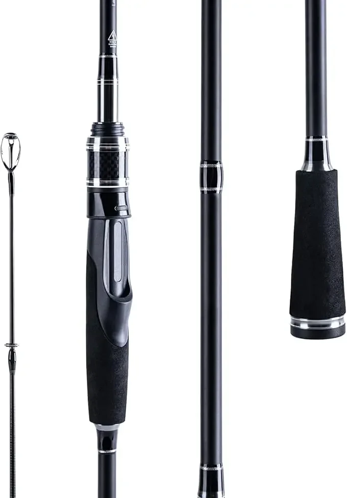 

Goture Knight 2 Pieces Fishing Rod 1.98m 2.1m 2.4m M Power Carbon Fiber Spinning Casting Lure Rod MF Action For Sea Fishing