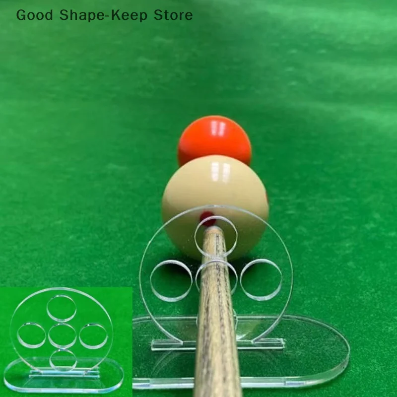 1 قطعة قضيب البلياردو المدرب البلياردو السكتة الدماغية التمارين شفافة 1/5 ثقوب تجمع جديلة السكتة الدماغية جهاز التدريب البلياردو اكسسوارات