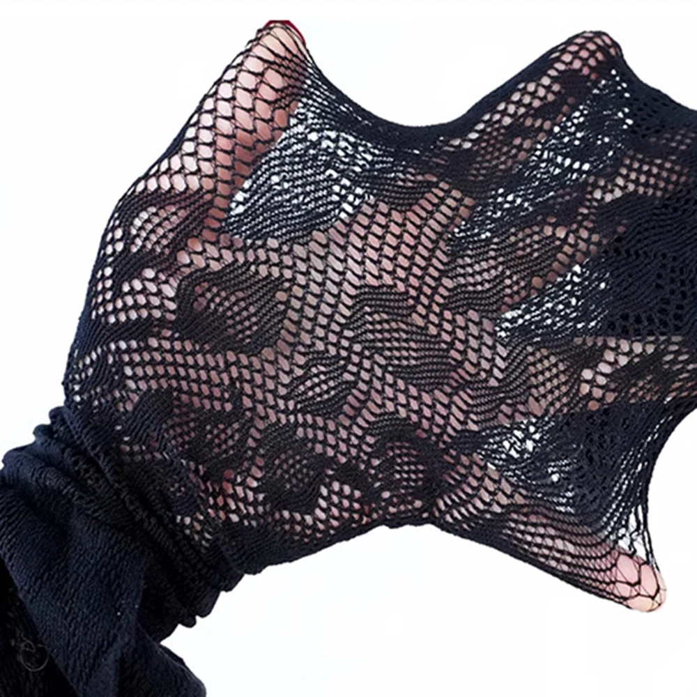 Sexy Men Sissy Jumpsuit Fishnet Lace Mesh Bodystocking See Through Hollow Out Lingerie Gay Man Seduction Bodysuit Erotic Wear