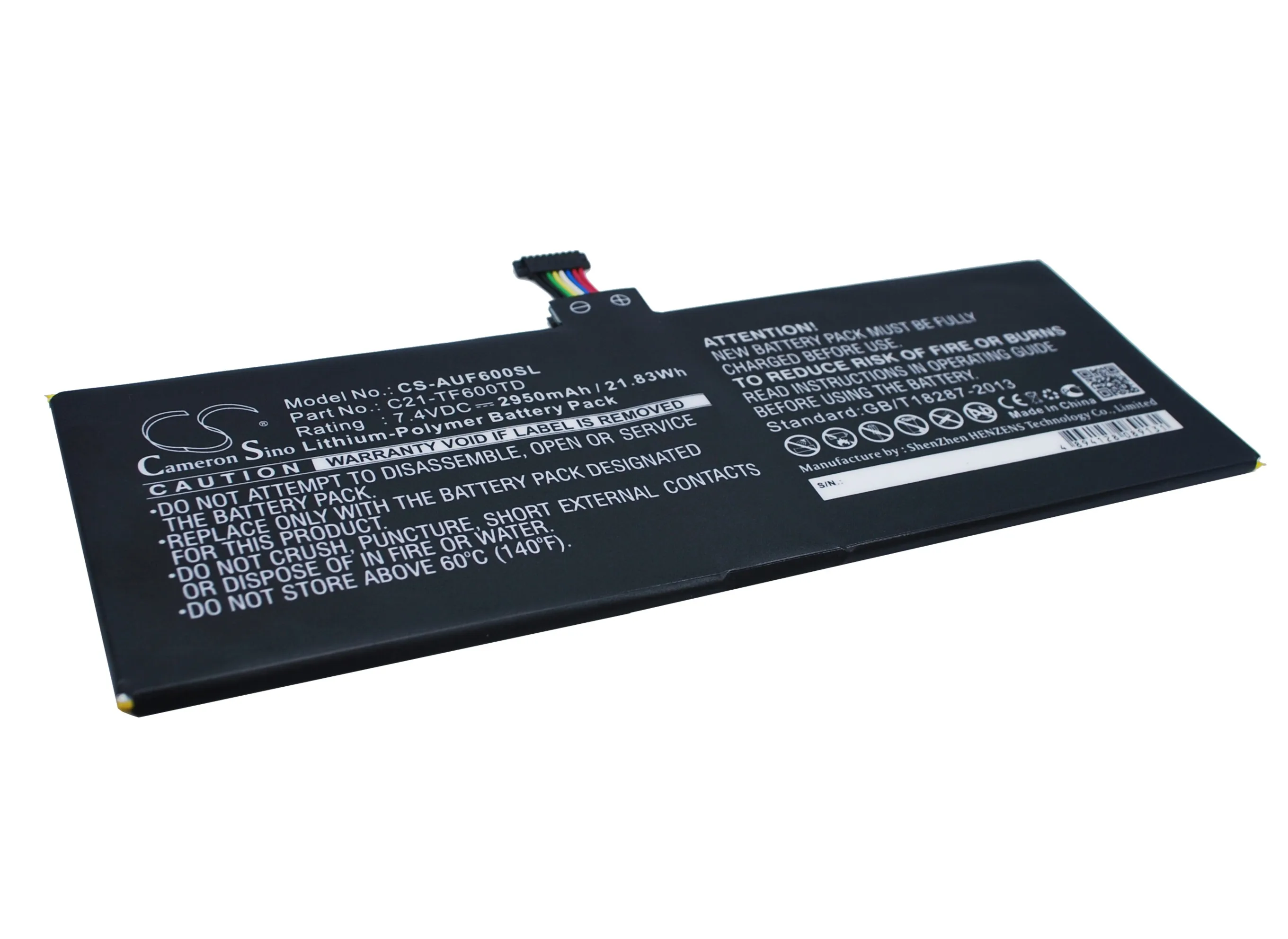 

Аккумулятор для планшета Asus C21-TF600TD VivoTab TF600T volt, 2950 мАч/Вт/ч