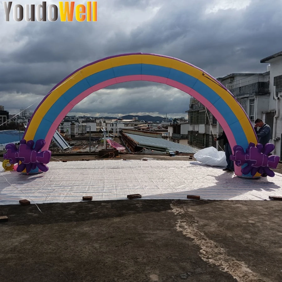 Evil Color Semi -Circular Arched Activity Amusement Park Activities Colorful Color Advertising Rental