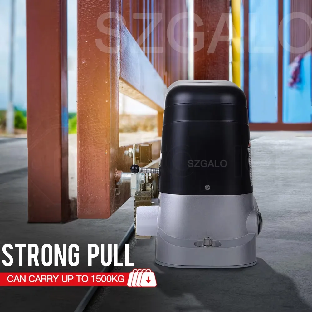 Dual-Control Smart Gate Opener - WiFi & Remote Automatic Sliding Door Motor with Built-In Auto Closer (AC Motor)