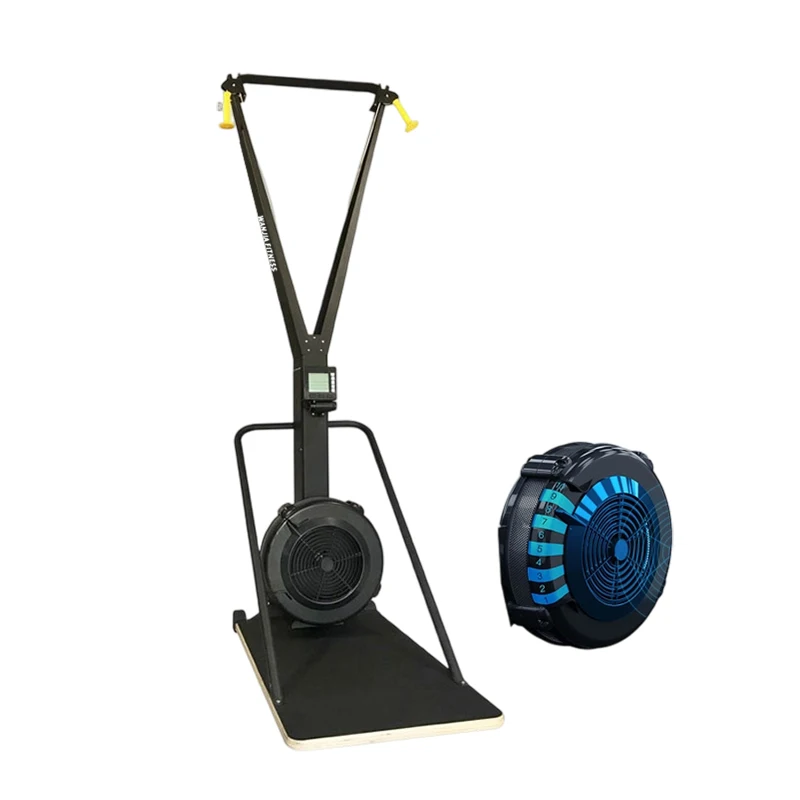 Steel Air Drag Ski Simulator Indoor Outdoor Ski Workout Trainer