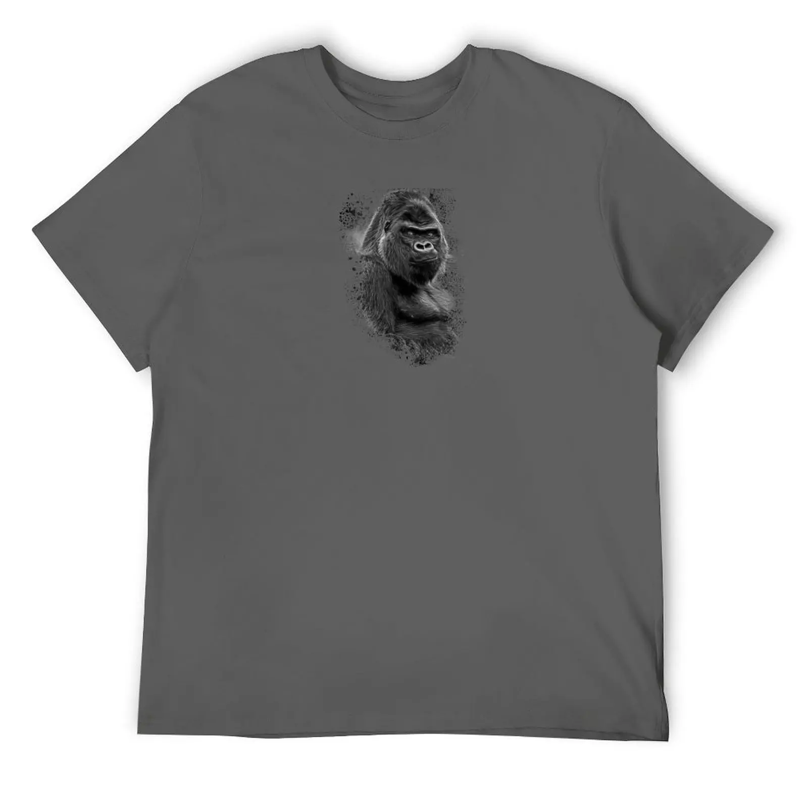 

Silverback Gorilla Splatter Design T-Shirt valentines clothes baggy shirts custom shirt mens designer t shirt