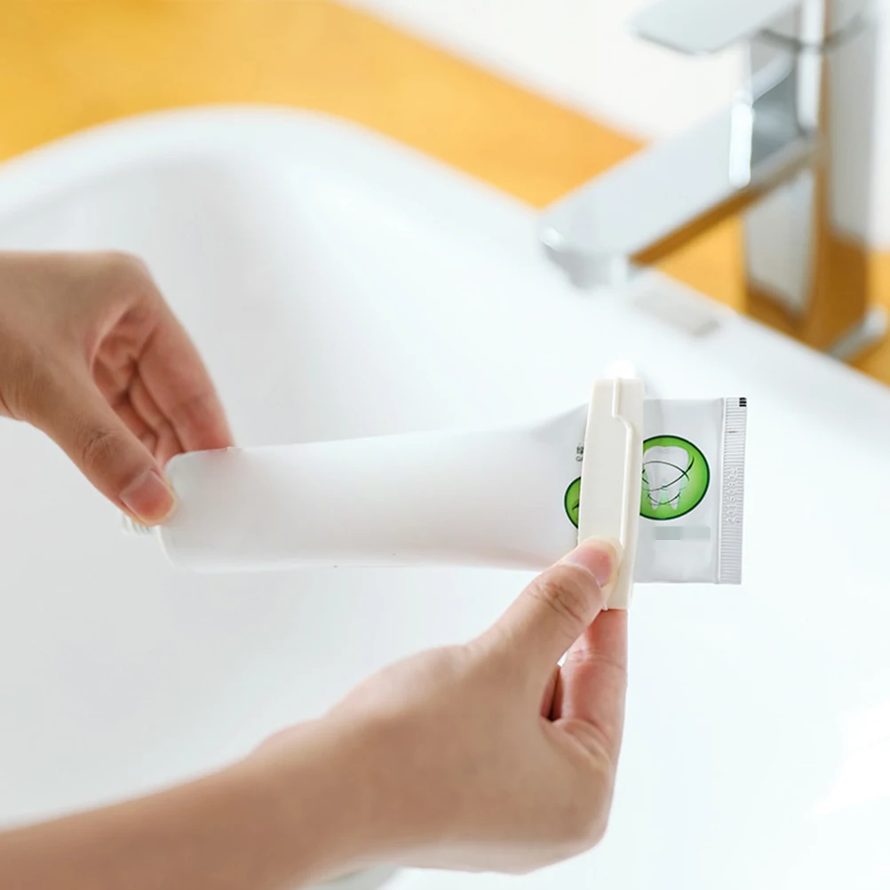 

6Pcs High Quality Plastic Toothpaste Squeezer Kit Rolling Extruder Bathroom Accessories