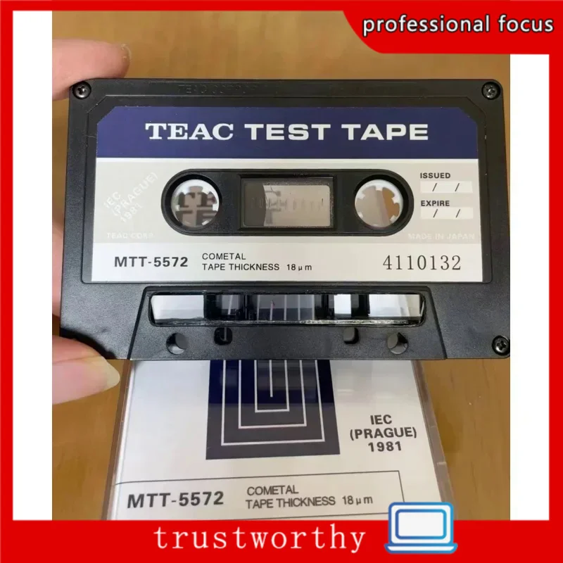 

TEAC FOR ABEX Mirror Cassette Test Tape TCC-901 cassette path checker, New