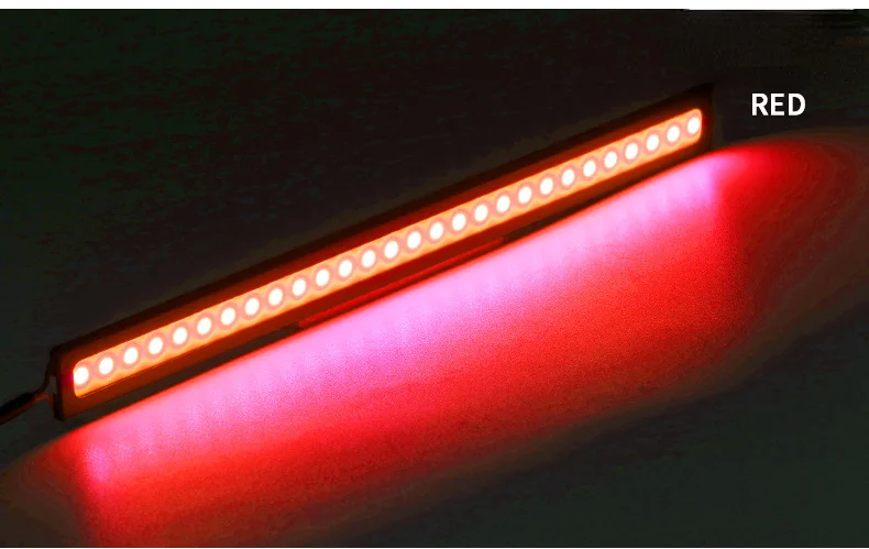 10PCS 17CM LED DRL Wasserdichte Fahren Tagfahrlicht Streifen 12V COB LED Auto Aluminium Streifen Lichter – Detail 4