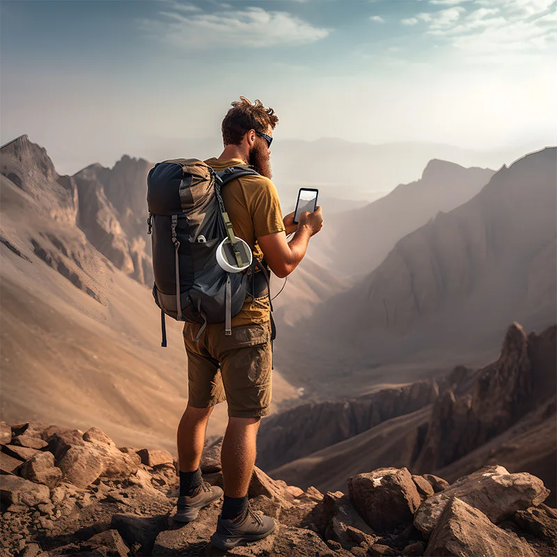 Outdoor solar camping light, portable, lightweight USB output, multifunctional handheld colorful atmosphere night light