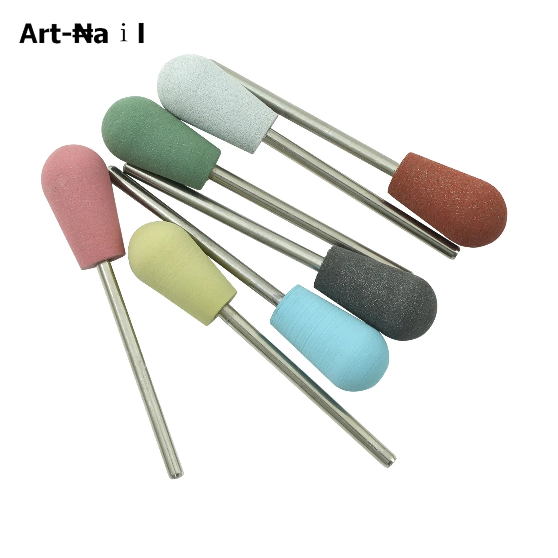 10 pièces/ensemble en caoutchouc silicone perceuse à ongles fraise pour manucure peu Flexible polisseuse Machine électrique lime à ongles outils d'art