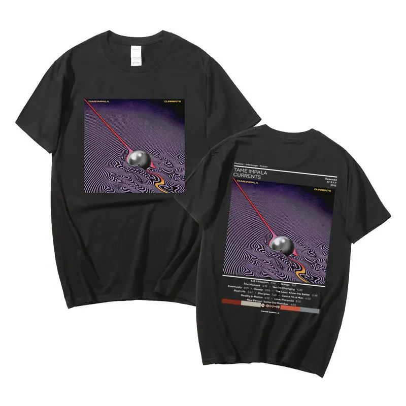تيارات إمبالا المرويضة للرجال والنساء ، تيشيرت مطبوع على الوجهين ، تيشيرتات فرقة موسيقى الروك من Lndie ، تيشيرتات كبيرة الحجم ، موضة عتيقة ، ذكور