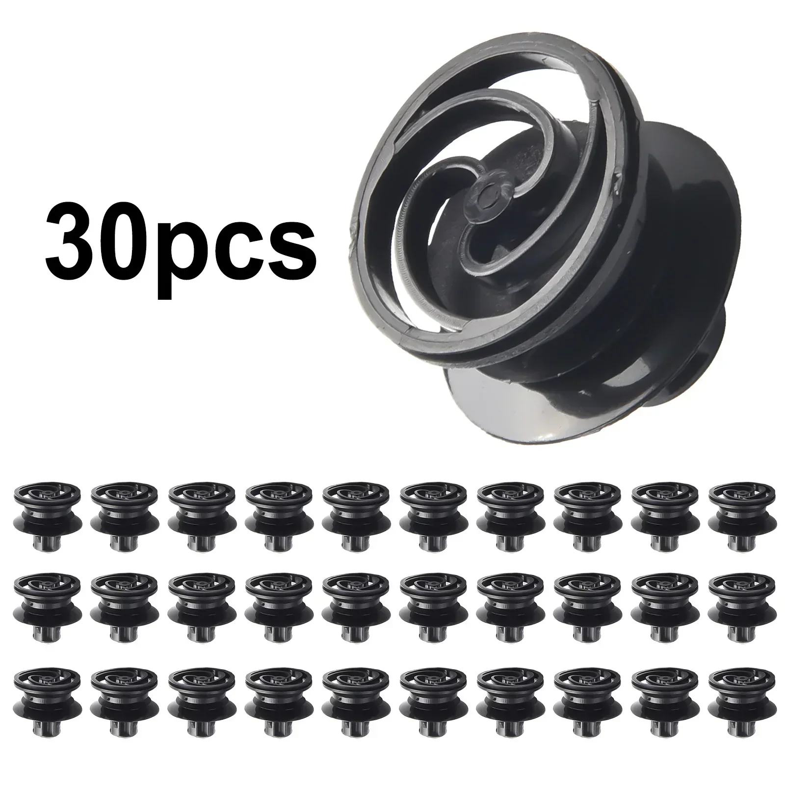 0 0 0 30Pcs Car Door Trim Panel Retainer Clips Rivet For Golf For Passat B5 3B0868243 Black Door Panel Card Trim Clips Car Clips