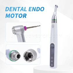 Dental Endo Motor 16:1 Standard Contra Angle Endomotor Wireless Root Canal Therapy Instrument Dentist Tools Reciprocating 360°