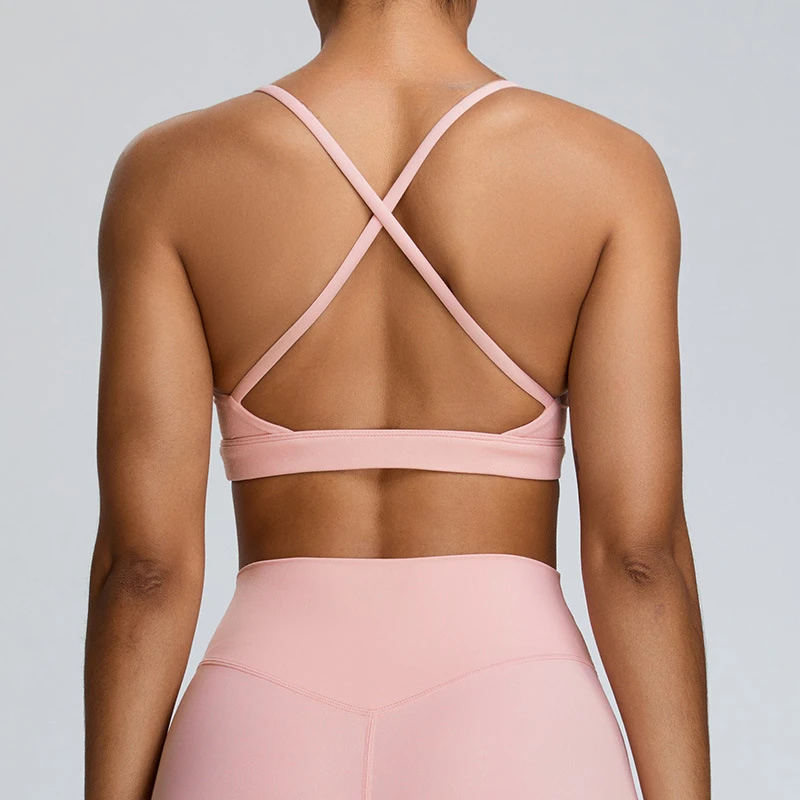 

Cross-border beauty back yoga bra women's shock-proof high-intensity sports underwear tight fitness vest outdoor fitness wear