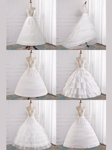 Imagen 1 del producto Enagua de boda, enagua, vestido de baile, crinolina, para vestidos de novia, vestidos formales y de graduación, falda de aro nupcial de tul esponjoso