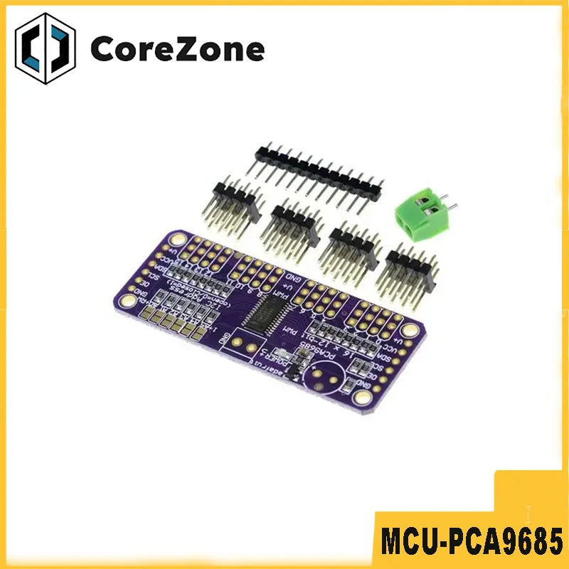 MCU-PCA9685 16 channel 12 bit Fm+I2C bus PWM controller servo control module