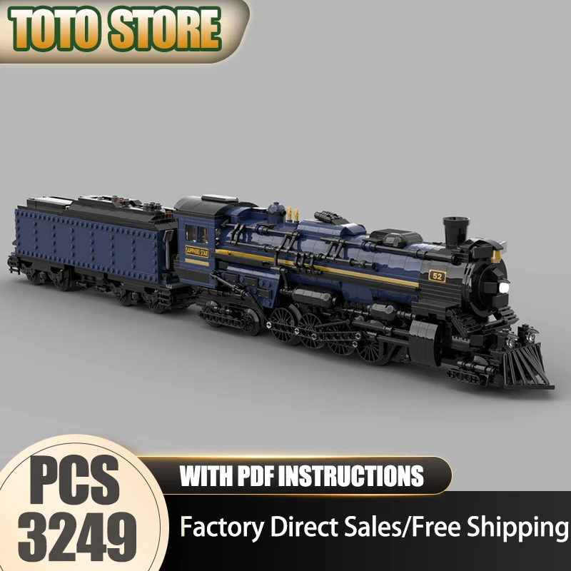 

Moc Building Bricks Orient Express — идеальная коллекция моделей зданий, технология, железнодорожный поезд, блоки, игрушка для концещения