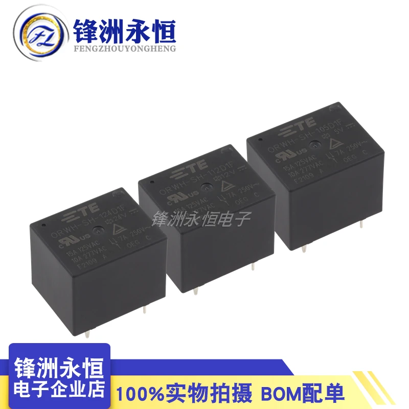 

5PCS/Lot Original New TE Relay ORWH-SH-105D1F ORWH-SH-112D1F ORWH-SH-124D1F 10A 5PIN Replaceable SRD-05VDC 12VDC-SL Power Relay