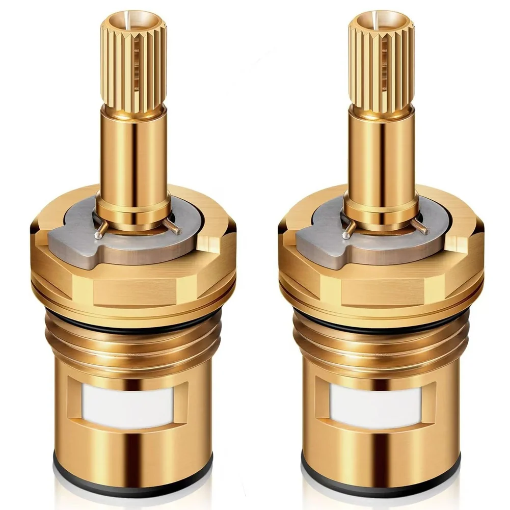 2pcs Brass Valve Core Quick Open Cartridge 994053-0070A For Faucet Repair Replacement Bathroom Plumbing Fixtures