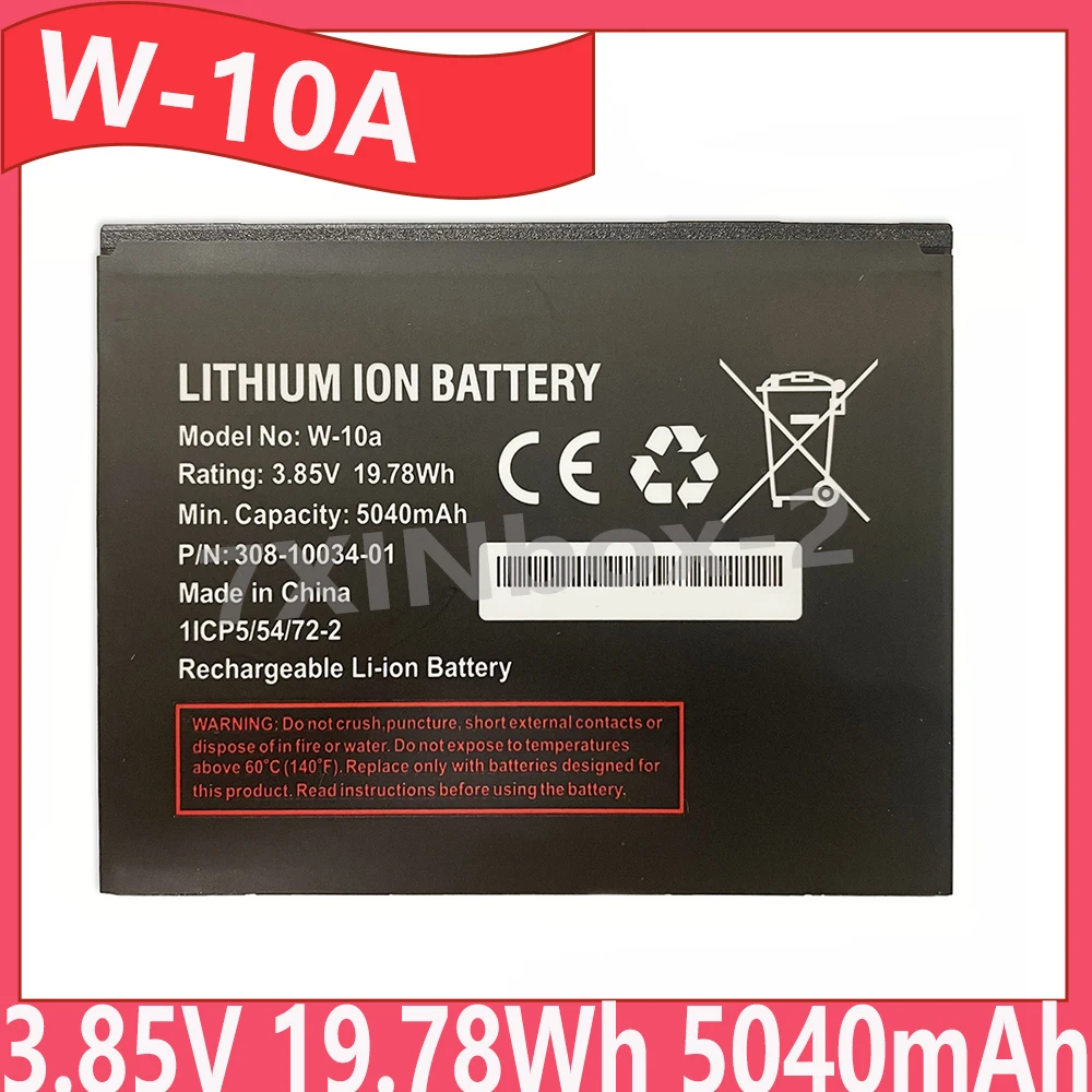 W-10A 3.85V 19.78Wh 5040mAh Battery For Netgear MR1100 Battery AT&T Nighthawk M1 LTE Mobile Hotspot