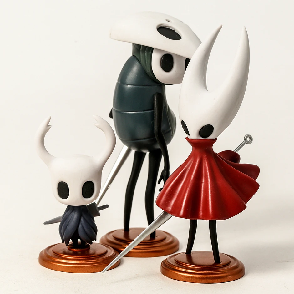 Hollow Knight Silksong Hornet Quirrel Decorations Figure Dolls Toys Collection Gift 3pcs/set