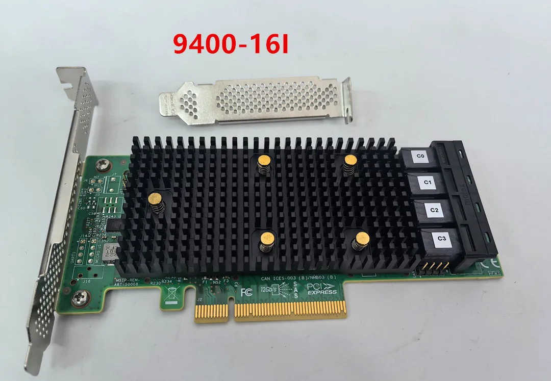 

LSI 9400-16i SAS/HBA 12 Гбит/с PCIe SATA-контроллер 12 ГБ IT-режим ZFS