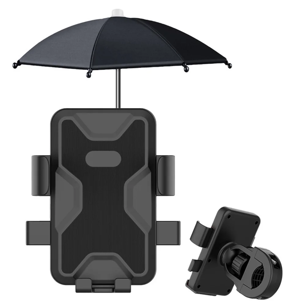 

126*114*103mm Motorcycle Phone Holder Lightweight Construction Rainproof Design Sturdy Support Umbrella Feature Creative Design
